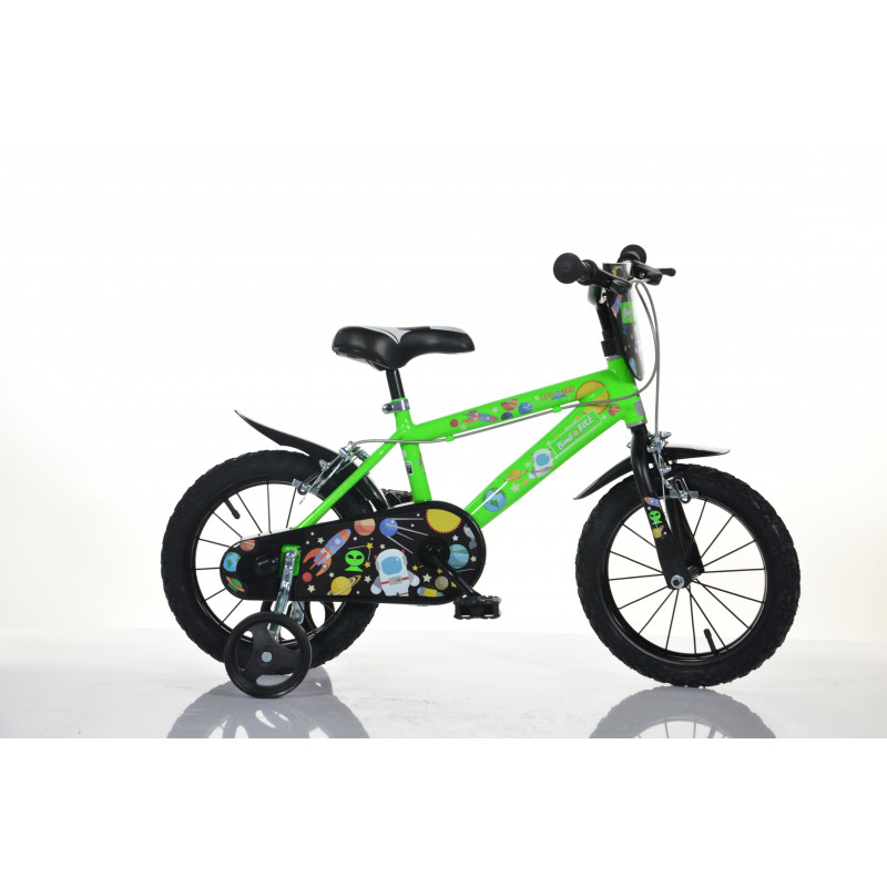 Children s bicycle Bimbo Bike 16 COSMOS black green